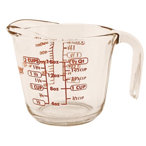 Glass Measuring Cup, 2c